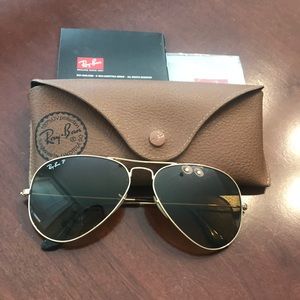 Ray Ban Large Aviator metal sunglasses- RB 3025